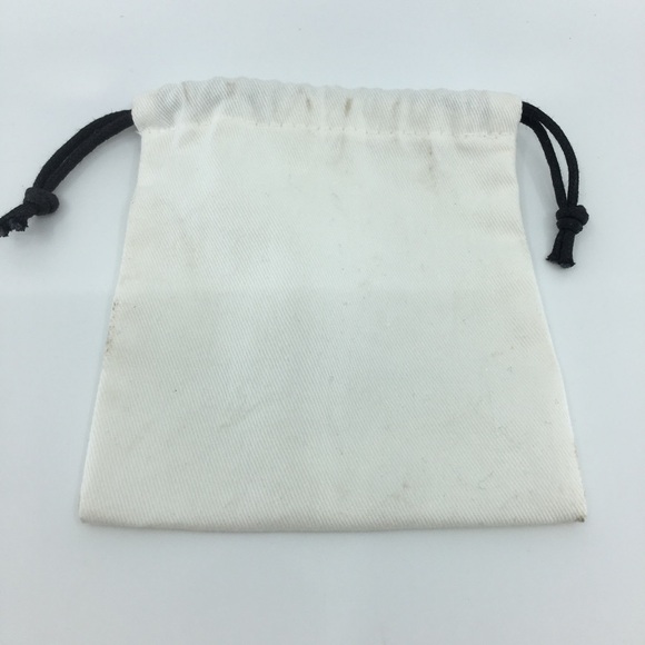 Coach Chunky Silver Tone Hoop Earrings with Dust Bag - Picture 10 of 12